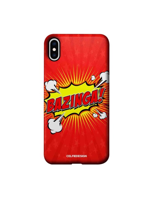 

CelfieDesign Red & Yellow Bazinga iPhone XS Max Back Case