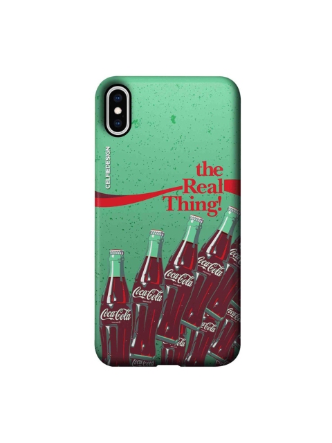 

CelfieDesign Green Printed The Real Thing iPhone XS Max Slim Back Case