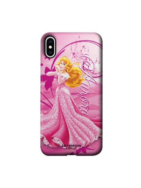 

CelfieDesign Pink & Yellow Aurora Plastic iPhone XS Max Slim Back Case