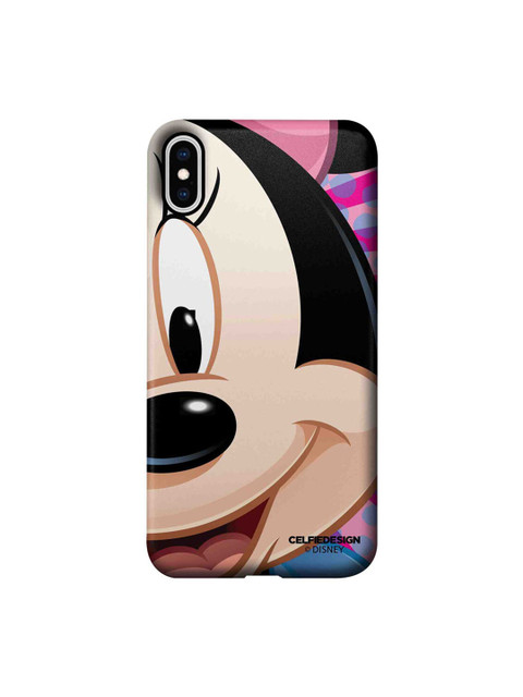 

CelfieDesign Beige & Black Minnie Mouse iPhone XS Max Slim Back Case