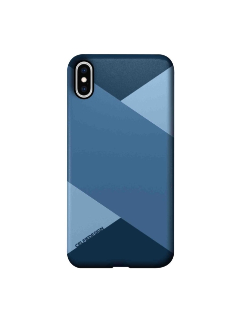 

CelfieDesign Blue Stripes iPhone Xs Max Slim Back Case