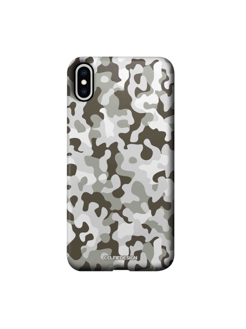 

CelfieDesign Grey & White Camoauflage iPhone XS Max Back Case
