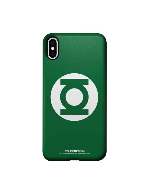 

CelfieDesign Green & White Printed Logo Green Lantern iPhone XS Max Slim Back Case