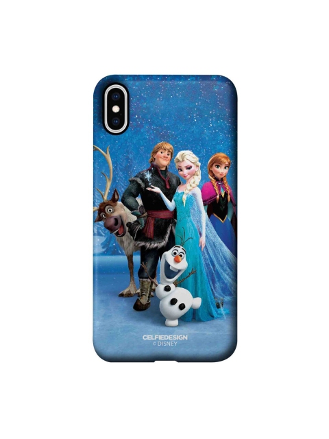 

CelfieDesign Blue Frozen Together Printed iPhone Xs Max Back Case