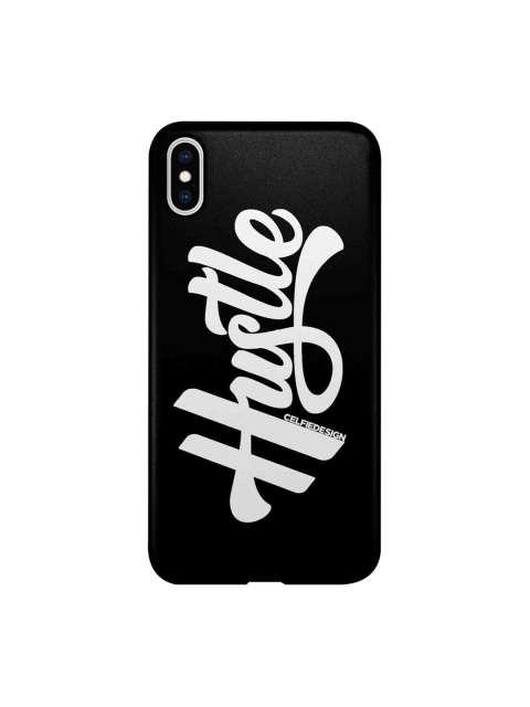 

CelfieDesign Black & White Hustle iPhone XS max Slim Back Case