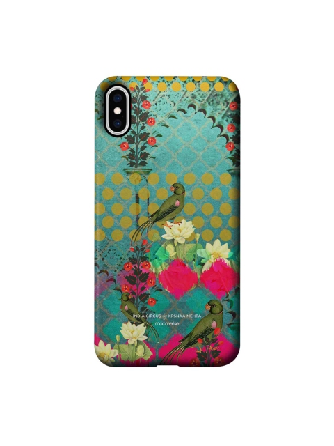 

CelfieDesign Green & Pink Mitthu Miya Printed iPhone Xs Max Slim Back Case