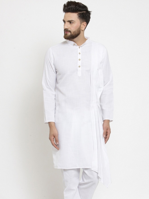 

TREEMODA Men White Pure Cotton Kurta