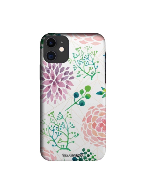 

CelfieDesign Multi-Coloured Printed Ferns And Flowers iPhone 11 Slim Back Case