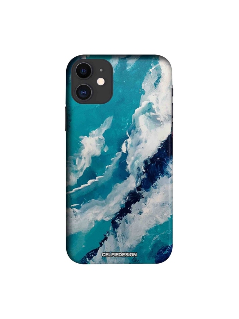 

CelfieDesign Blue & White Frothy Waves iPhone 11 Slim Back Case