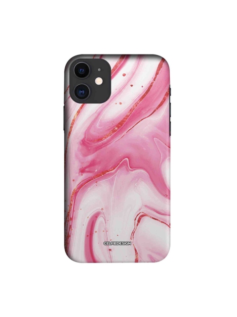 

CelfieDesign Pink & White Marble Mystic Cameo iPhone 11 Slim Back Case