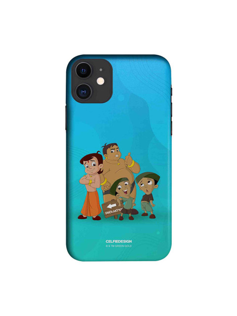 

CelfieDesign Blue & Brown Chota Bheem Gang iphone 11 Slim Back Case