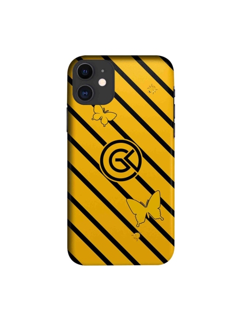 

CelfieDesign Yellow & Black Rain iphone 11 Slim Back Case