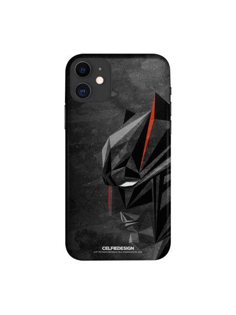 

CelfieDesign Black & Red Printed Batman Geometric iPhone 11 Slim Back Case