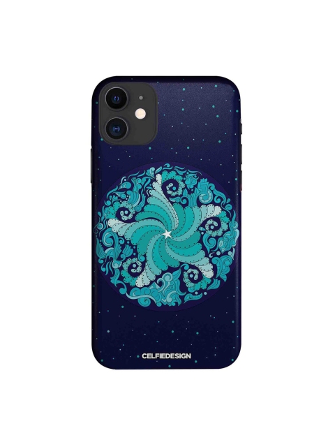 

CelfieDesign Blue & White Starfish Mandala Printed iPhone 11 Slim Back Case