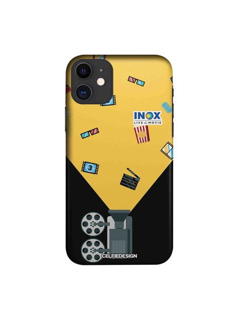 

CelfieDesign Yellow & Black Inox Cinema iphone 11 Slim Back Case