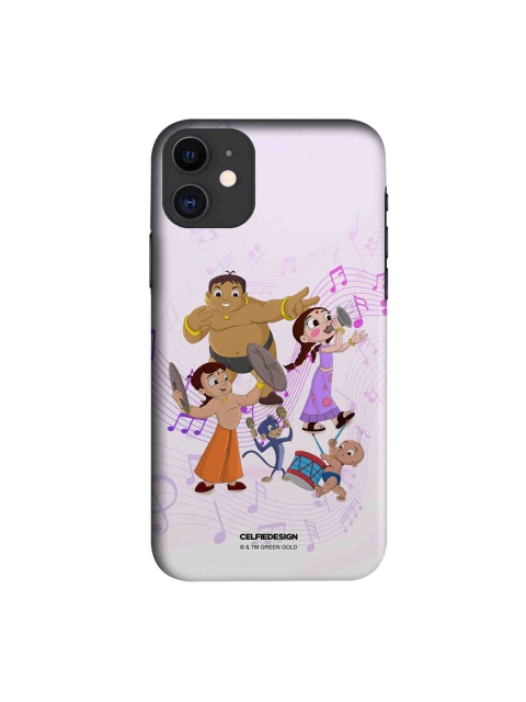 

CelfieDesign Multi-Coloured Printed Chota Bheem Musical iPhone 11 Slim Back Case