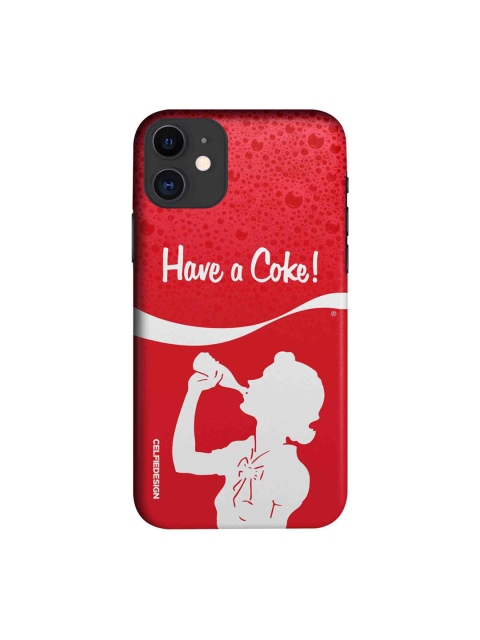

CelfieDesign Red & White Have A Coke Girl iPhone 11 Slim Back Case