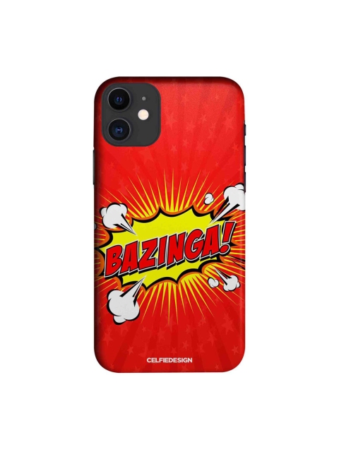 

CelfieDesign Red & Yellow Bazinga iPhone 11 Slim Back Case