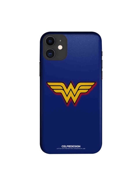 

CelfieDesign Blue & Yellow Logo Wonder Woman iPhone 11 Back Case