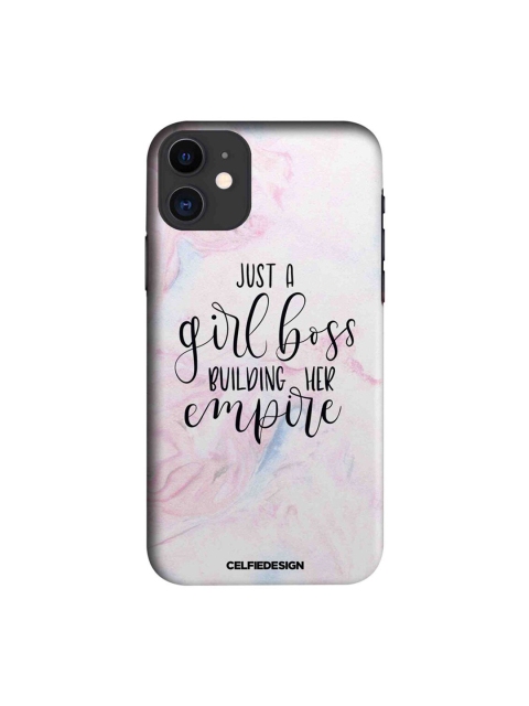 

CelfieDesign Multi-Coloured Printed Girl Boss iPhone 11 Slim Back Case