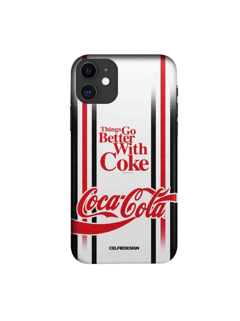 

CelfieDesign White & Red Better With Coke iPhone 11 Slim Back Case