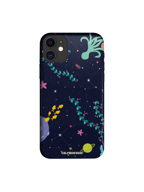 

CelfieDesign Navy Blue Space Aquarium iPhone 11 Slim Back Case