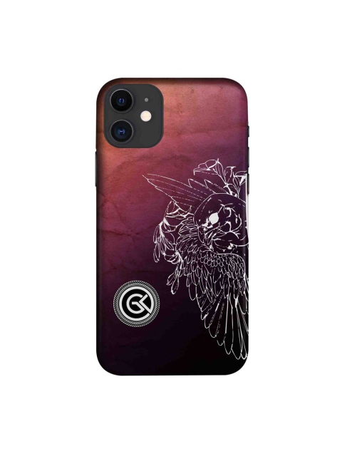 

CelfieDesign Purple & White Eagle Stare iPhone 11 Slim Back Case