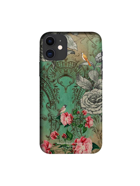 

CelfieDesign Green & Pink Floral Printed iPhone 11 Slim Back Case