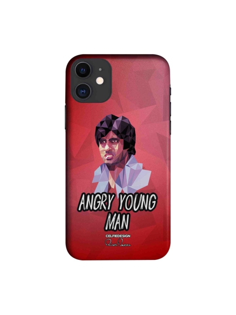 

CelfieDesign Red & White AB Angry young man iPhone 11 Slim Back Case