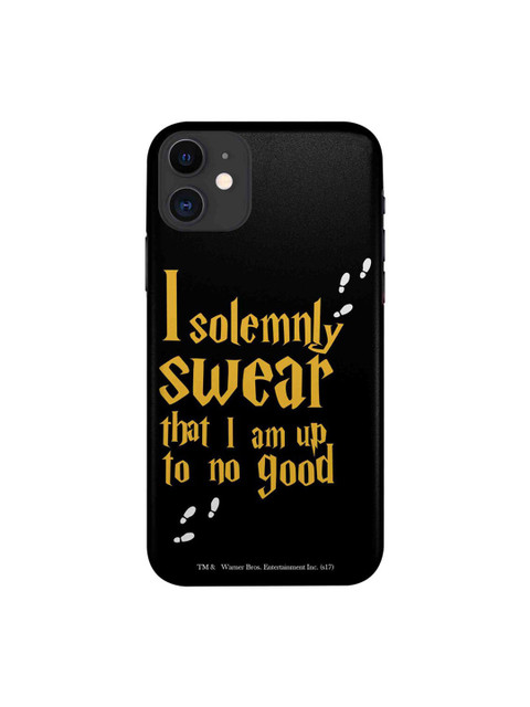 

CelfieDesign Black & Yellow Solemnly Swear iphone 11 Slim Back Case