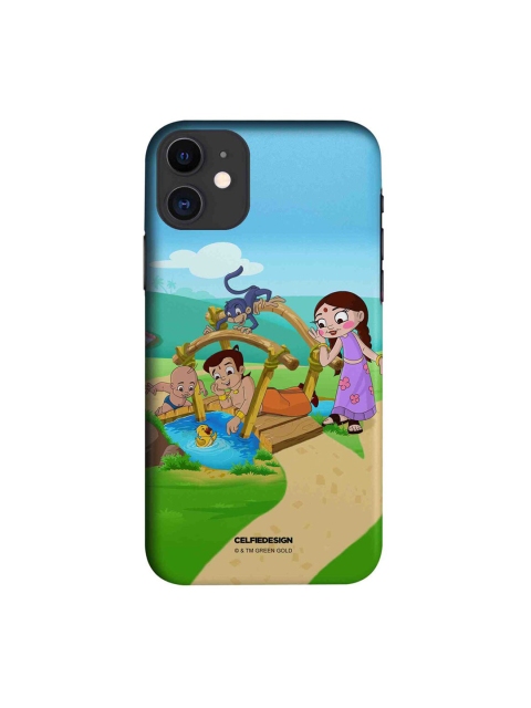 

CelfieDesign Blue & Green Chota Bheem And The Duck iPhone 11 Slim Back Case
