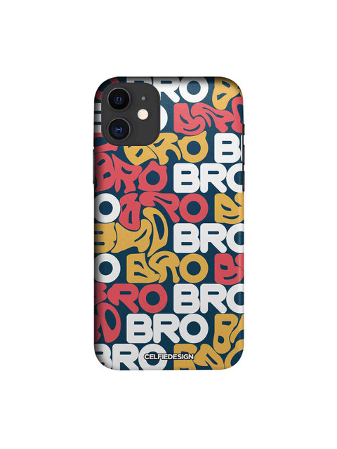

CelfieDesign White & Yellow Printed iPhone 11 Slim Back Case