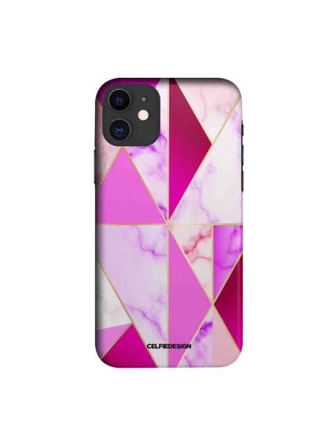 

CelfieDesign Violet & Burgundy Marble Crush iphone 11 Slim Back Case