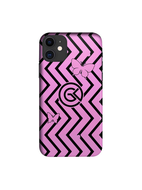 

CelfieDesign Pink & Black Bolt Printed iPhone 11 Slim Back Case