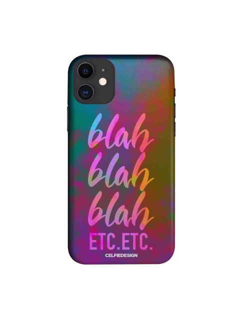 

CelfieDesign Pink & Green Blah Blah iPhone 11 Slim Back Case
