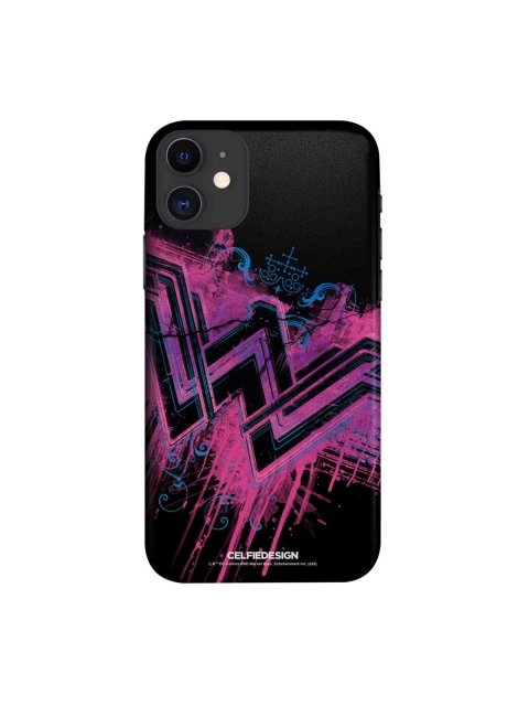 

CelfieDesign Black & Purple Wonder Woman Splatter iphone 11 Slim Back Case