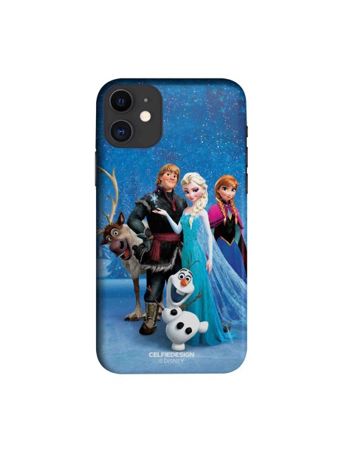 

CelfieDesign Blue & Black Frozen together iphone 11 Slim Back Case