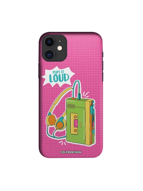 

CelfieDesign Pink & Green Walkman iPhone 11 Slim Back Case