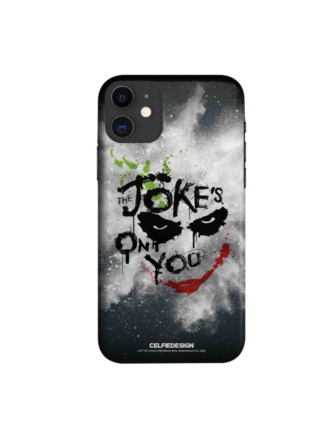 

CelfieDesign Black & Grey The Jokes on you iphone 11 Slim Back Case