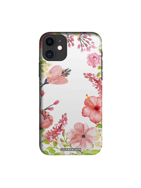 

CelfieDesign White & Pink Aquarelle Gardens iPhone 11 Back Case