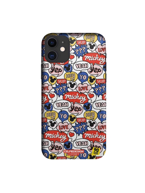 

CelfieDesign Red & Blue Mickey Doodle iphone 11 Slim Back Case