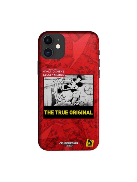 

CelfieDesign Red & Black Mickey Potrait Mode iPhone 11 Back Case