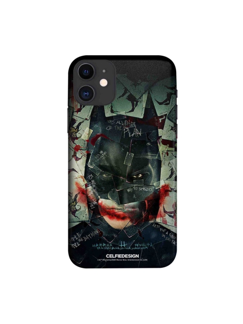 

CelfieDesign Black & Grey Bat Joker Printed iPhone 11 Slim Back Case