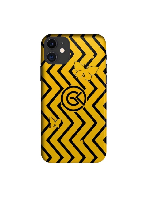 

CelfieDesign Yellow & Black Bolt Printed iPhone 11 Slim Back Case