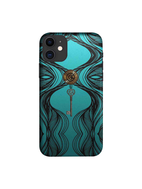 

CelfieDesign Blue & Black Hanging Key iPhone 11 Back Case