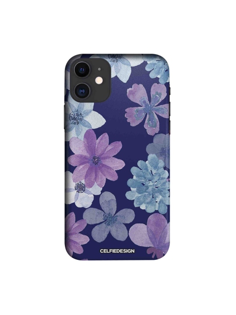

CelfieDesign Blue & Purple Iris Printed iPhone 11 Slim Back Case