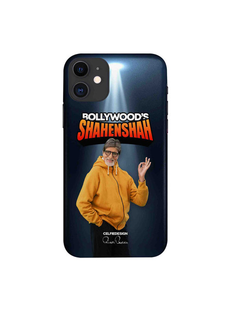 

CelfieDesign Navy Blue & Yellow Bollywoods Shahenshah iphone 11 Slim Back Case