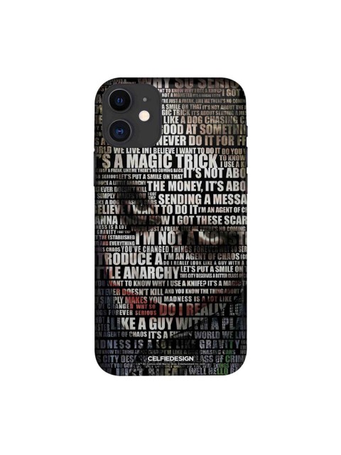 

CelfieDesign Black & White Joker Quotes iPhone 11 Slim Back Case