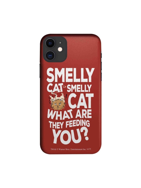 

CelfieDesign Red & White Printed iPhone 11 Slim Back Case