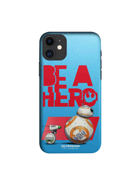 

CelfieDesign Blue & Red Be A Hero iPhone 11 Slim Back Case